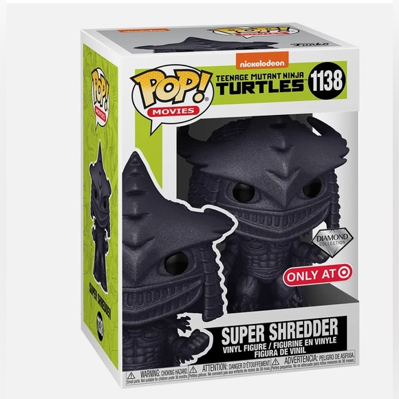 Funko POP Diamond Teenage Mutant Ninja Turtles Super Shredder POP! & Shirt - Picture 4 of 6